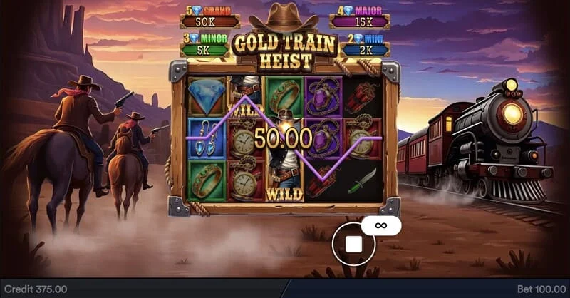 Gold Train Heist - výplatná tabuľka a hodnota mincí